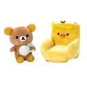 Imprimantă foto instax Mini Link 2 Rilakkuma Special Edition, 62 x 46 mm, Clay White