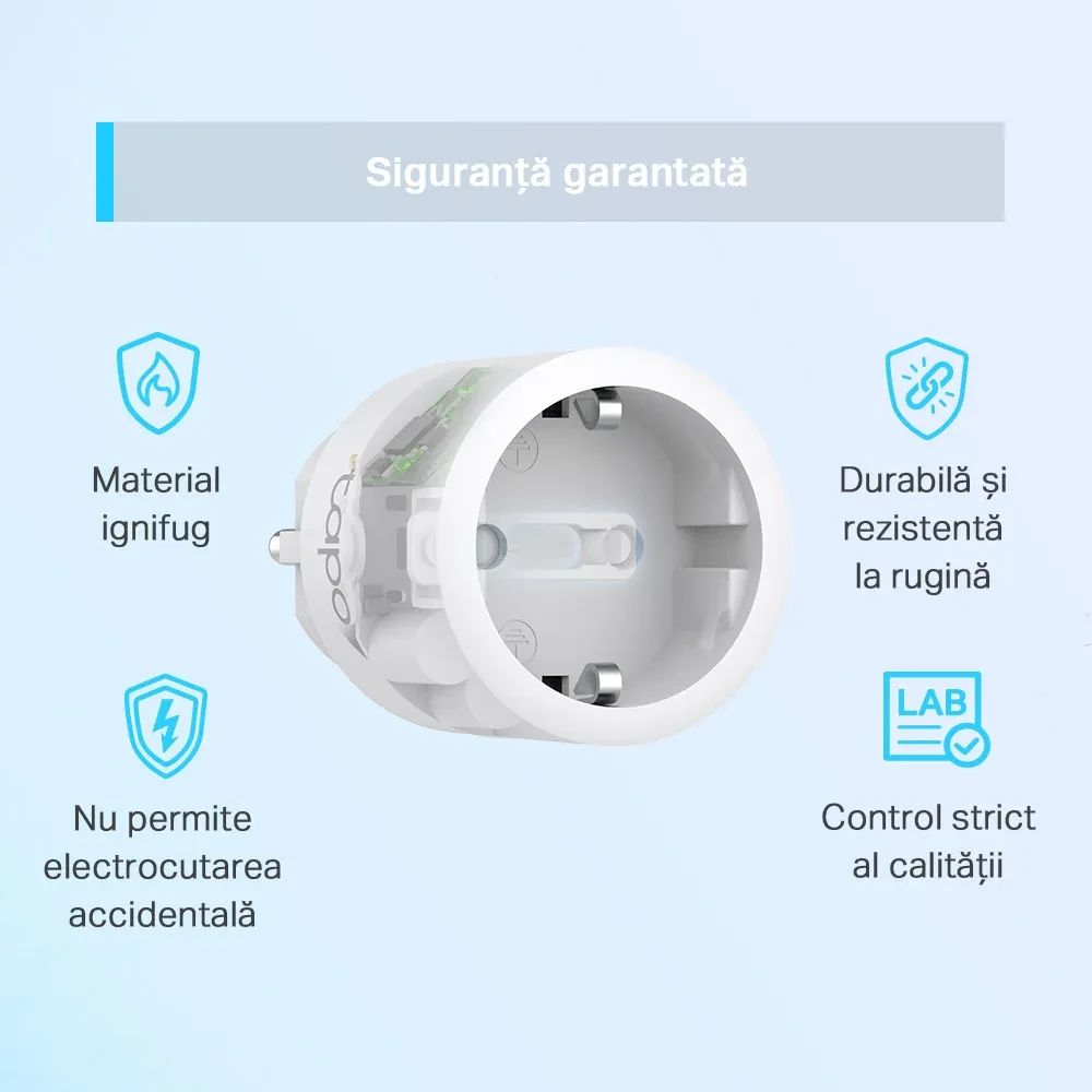 Умная розетка TP-LINK Tapo P115, Белый