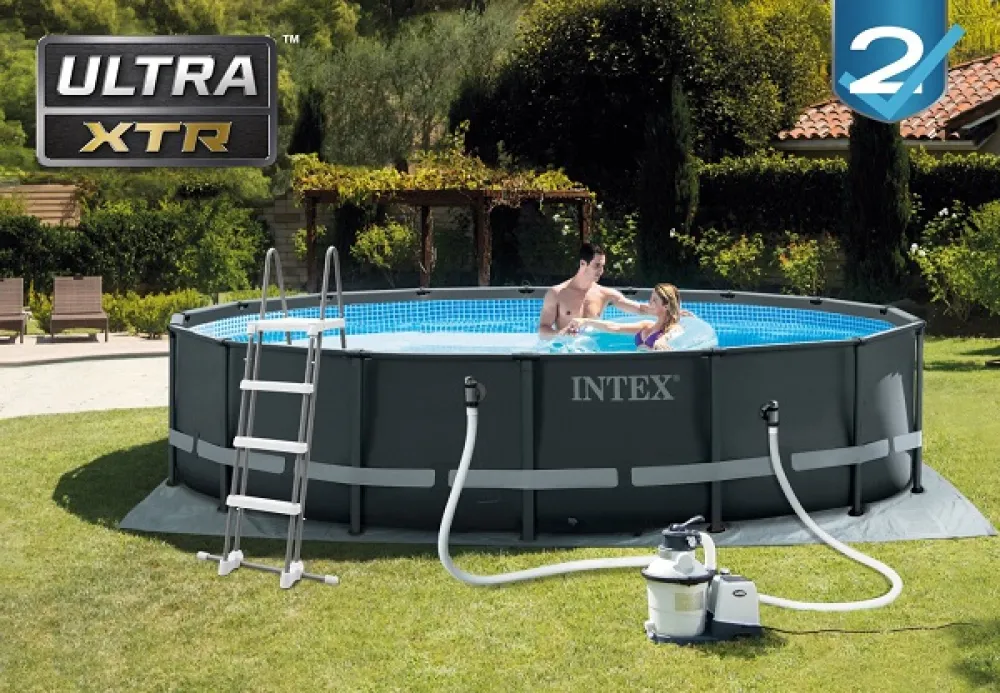 INTEX Бассейн ULTRA XTR FRAME 488x122cм, 19156Л, металлический каркас