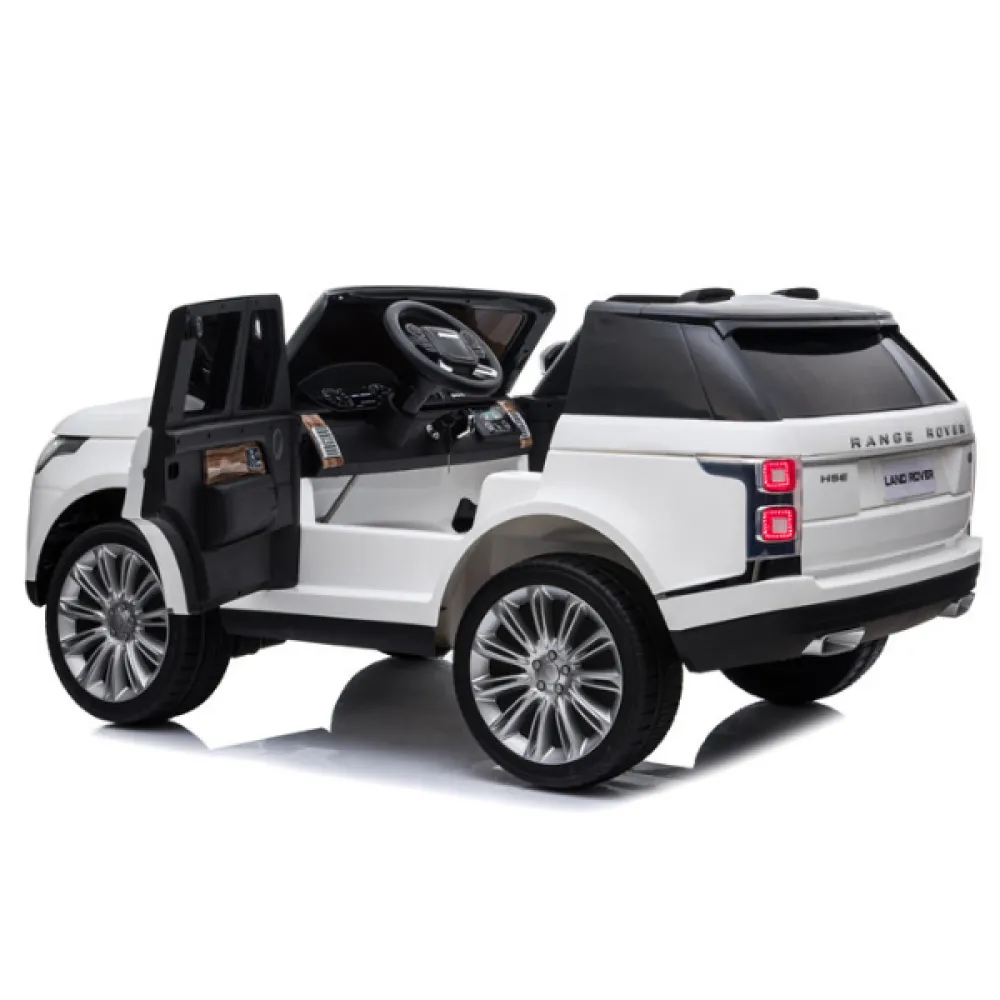 Mașinuță LAND ROVER RANGE ROVER, Baterie 24V7AH, 2 motoare de 240W, roți EVA, scaune din piele, imitație de mașina sport, MP4
