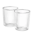 Set de pahare DeLongh DLSC318, 400 ml, 2 buc, Transparent