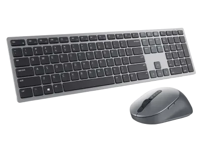 Клавиатура и мышь DELL KM7321W, Беспроводное, Серый