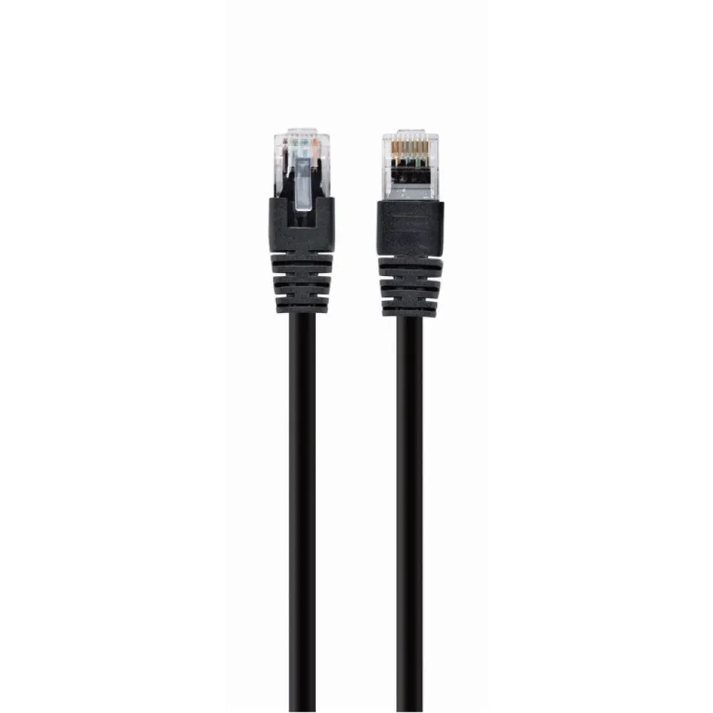 Patch cord Cablexpert PP6U-1M/BK, Cat6 UTP, 1m, Negru