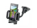 Автомобильный держатель Cellularline Hug Flexi - Universal, Чёрный