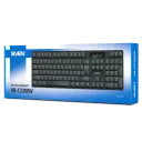 Tastatură SVEN KB-C2300W, Fără fir, Negru