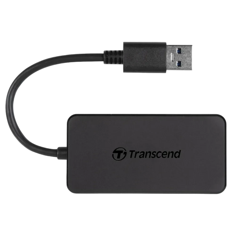 USB-концентратор Transcend HUB2, Чёрный