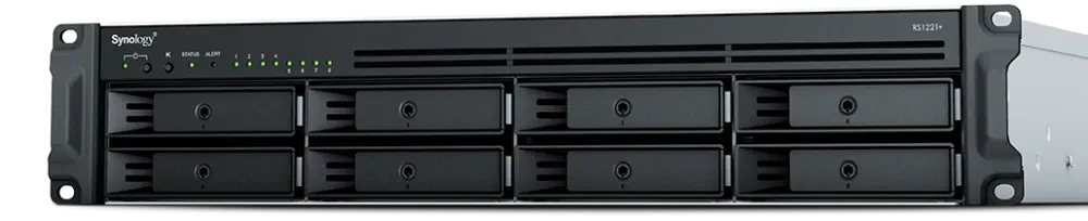 Stocare atașată la rețea SYNOLOGY RS1221RP+, Negru