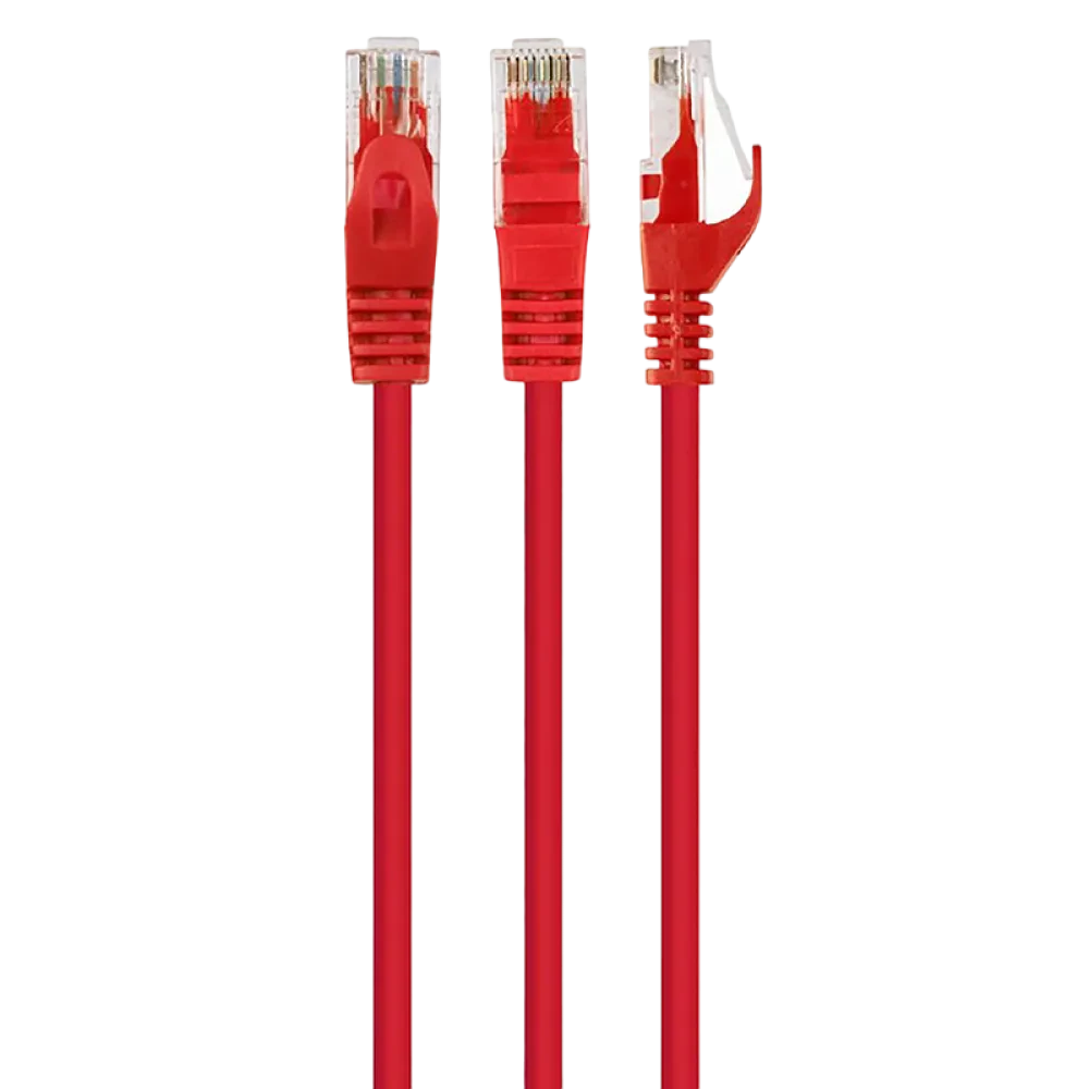 Patch cord Cablexpert PP6U-3M/R, Cat6 UTP, 3m, Roșu