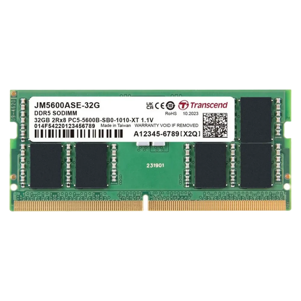Memorie RAM Transcend JetRam, DDR5 SDRAM, 5600 MHz, 48GB, JM5600ASE-48G