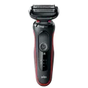 Электробритва мужская Braun 51-R1000s, Черный | Красный