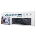 Клавиатура Gembird KB-UM-108, Проводное, Чёрный