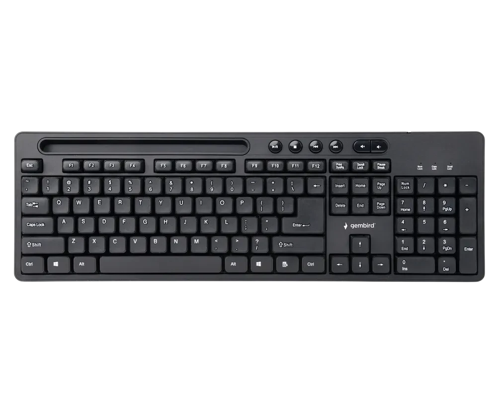 Клавиатура Gembird KB-UM-108, Проводное, Чёрный