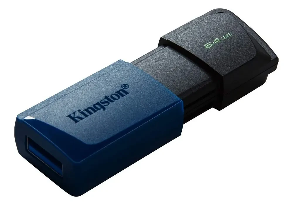 Memorie USB Kingston DataTraveler Exodia M, 64GB, Negru/Albastru