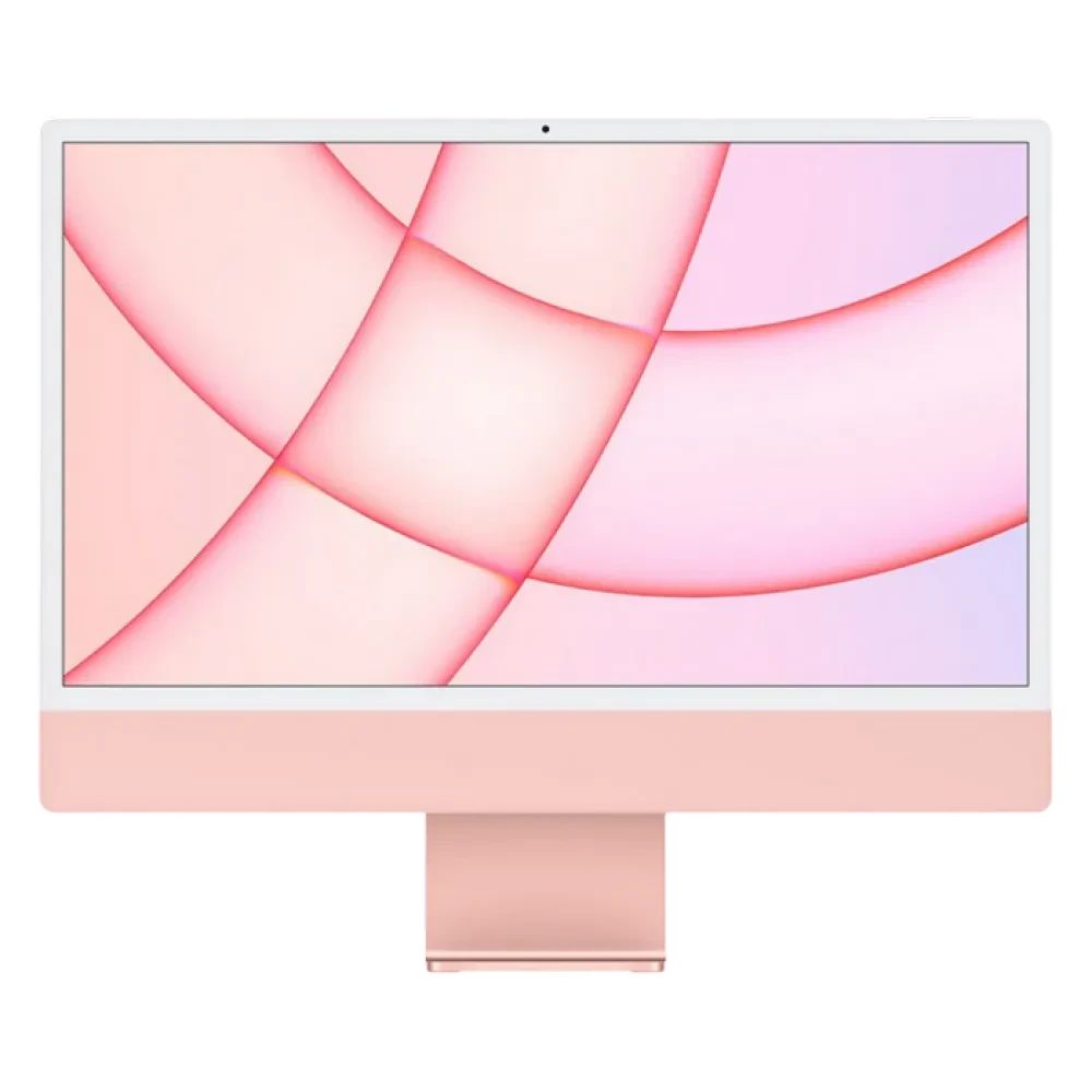 Моноблок Apple iMac A2873, 24", M3 with 8-core CPU and 10-core GPU, 8Гб/512Гб, macOS Sonoma, Розовый