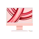 Моноблок Apple iMac A2873, 24", M3 with 8-core CPU and 10-core GPU, 8Гб/512Гб, macOS Sonoma, Розовый