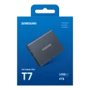 SSD portabil extern Samsung T7, 4 TB, Titan Gray (MU-PC4T0T/WW)