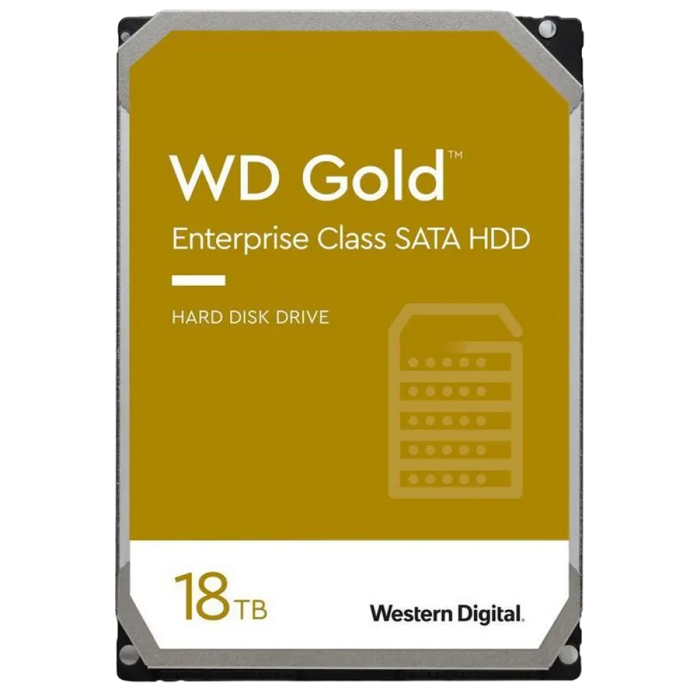 Жесткий диск Western Digital WD Gold, 3.5", 18 ТБ <WD181KRYZ>