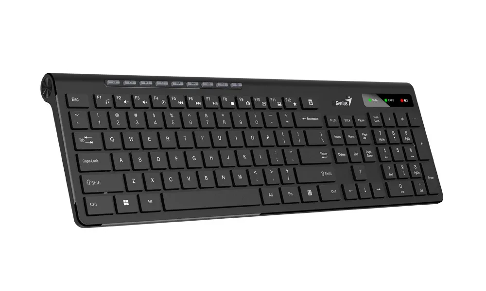 Клавиатура Genius SlimStar 7230, Беспроводное, Чёрный
