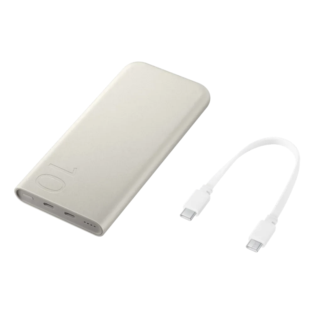 Acumulator extern Samsung Super Fast Charging, 10000mAh, Bej