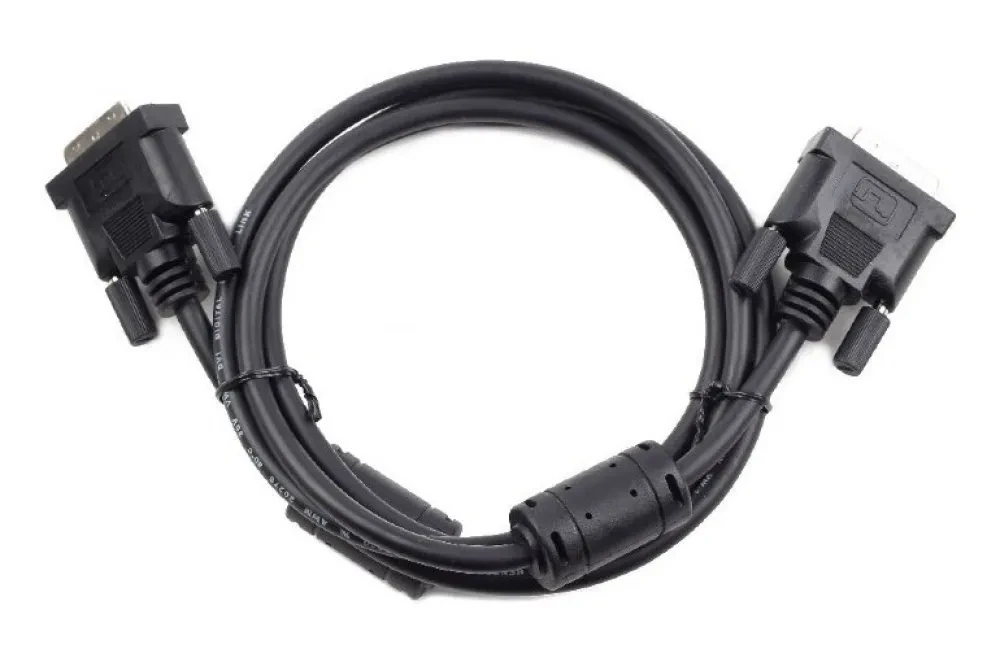 Cablu Video Cablexpert CC-DVI2-BK-15, DVI-D (M) - DVI-D (M), 4,5m, Negru
