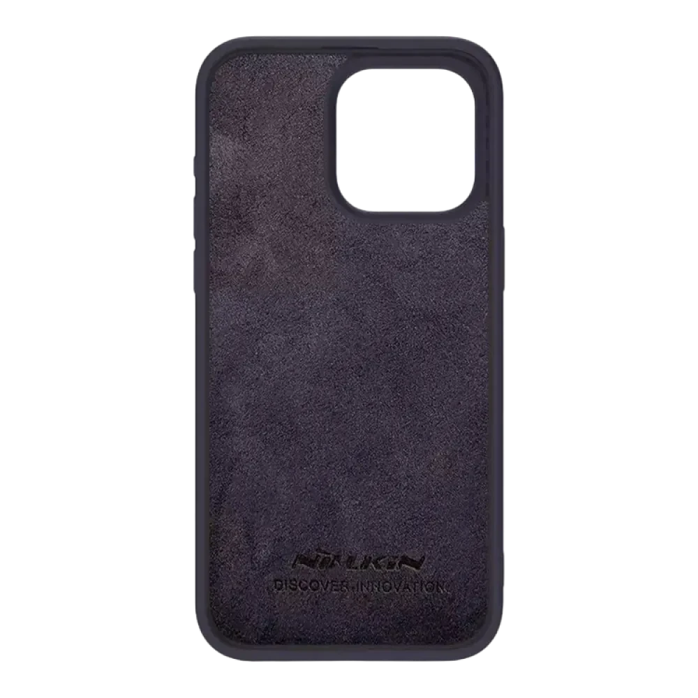 Чехол Nillkin iPhone 15 Pro Max, CamShield Silky Silicone, Dark Purple