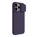 Чехол Nillkin iPhone 15 Pro Max, CamShield Silky Silicone, Dark Purple