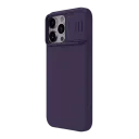 Чехол Nillkin iPhone 15 Pro Max, CamShield Silky Silicone, Dark Purple