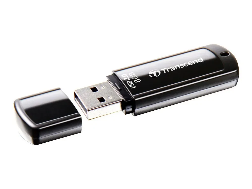 Memorie USB Transcend JetFlash 350, 8GB, Negru
