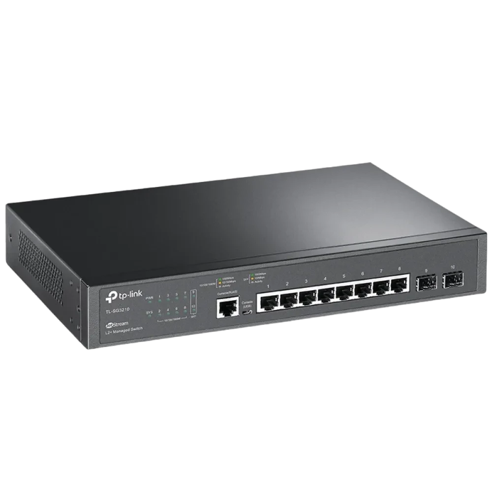 Сетевой коммутатор TP-LINK TL-SG3210, 8x 10/100/1000 Мбит/с