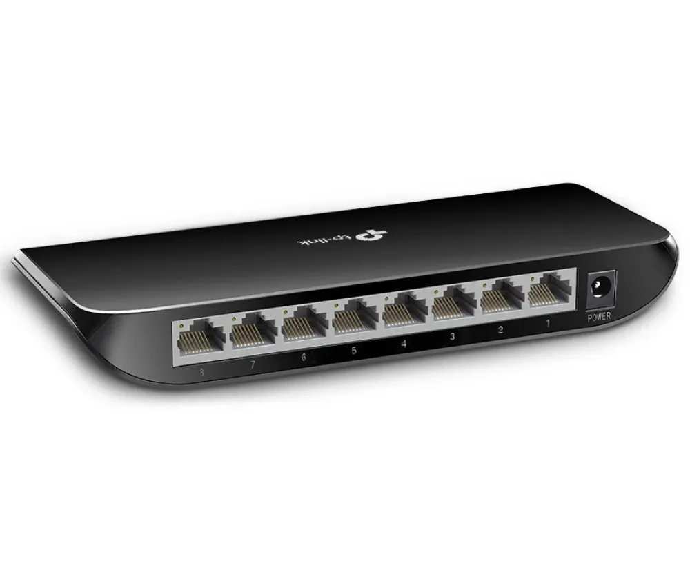 Switch de rețea TP-LINK TL-SG1008D, 8x 10/100/1000 Mbps