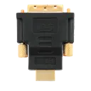 Видеоадаптер Cablexpert A-HDMI-DVI-1, HDMI (M) - DVI-I (M), Чёрный