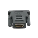Adaptor Video Cablexpert A-HDMI-DVI-2, HDMI (F) - DVI-I (M), Negru