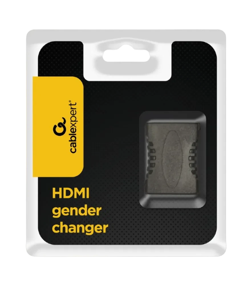Adaptor Cablexpert A-HDMI-FF, HDMI (F) - HDMI (F), Gri