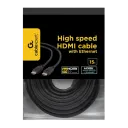 Cablu Video Cablexpert CC-HDMI4-15M, HDMI (M) - HDMI (M), 15m, Negru