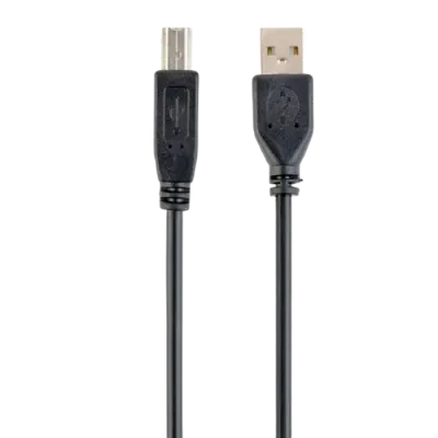 Cablu de date pentru periferice Gembird CCP-USB2-AMBM-15, USB Type-A/USB Type-B, 5m, Negru