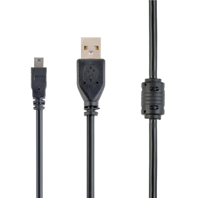 Cable de date Cablexpert CCF-USB2-AM5P-6, USB Type-A (F)/Mini-USB, 1,8m, Negru
