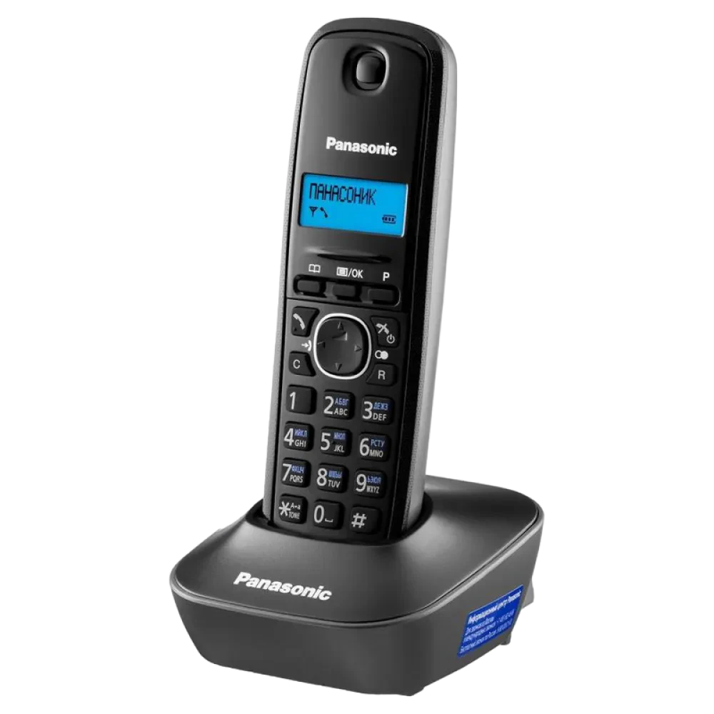 Радиотелефон Panasonic KX-TG1611, Серый