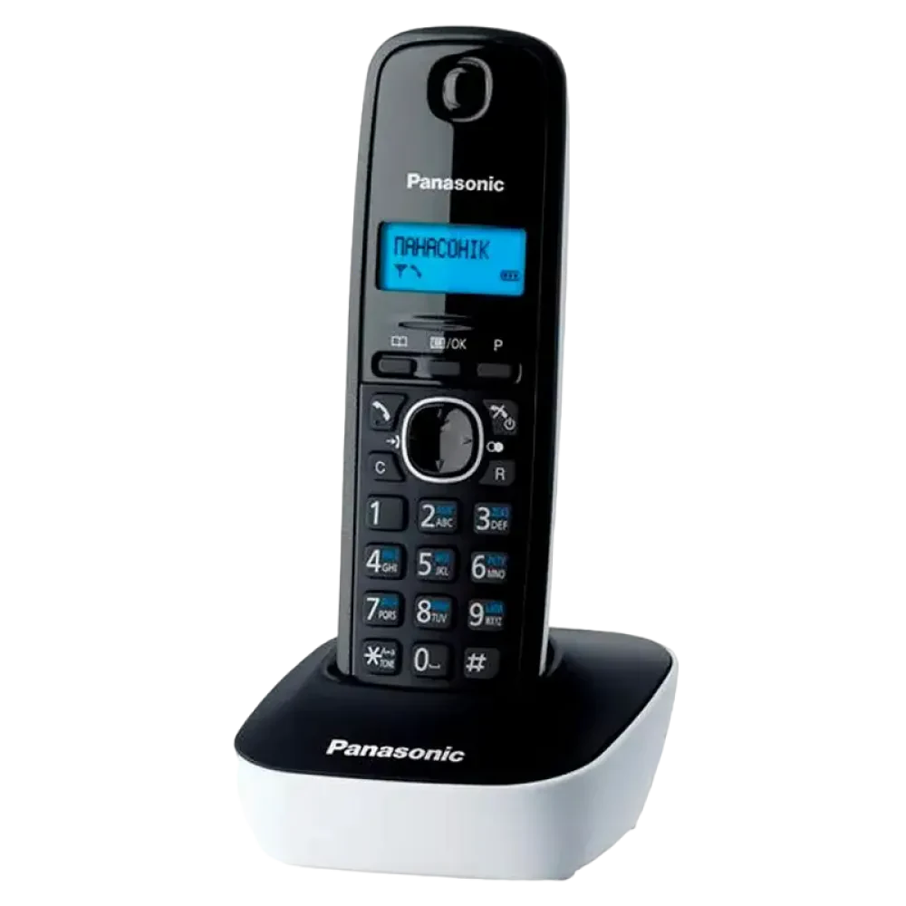 Telefon DECT Panasonic KX-TG1611, Alb