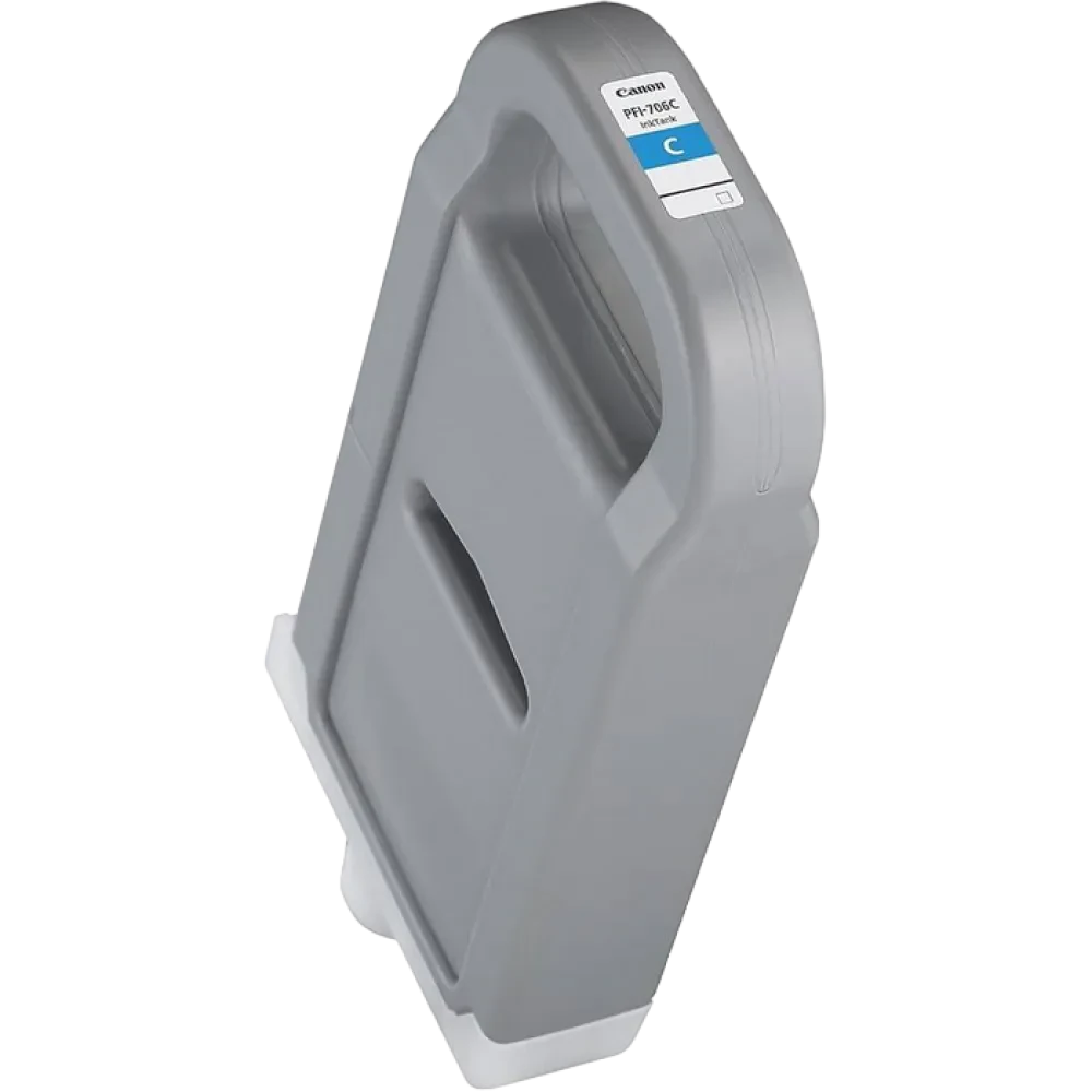 Картридж чернильный Canon PFI-706C, 700мл, Голубой