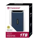Внешний портативный SSD накопитель Transcend ESD370C, 1 ТБ, Морской Синий (TS1TESD370C)