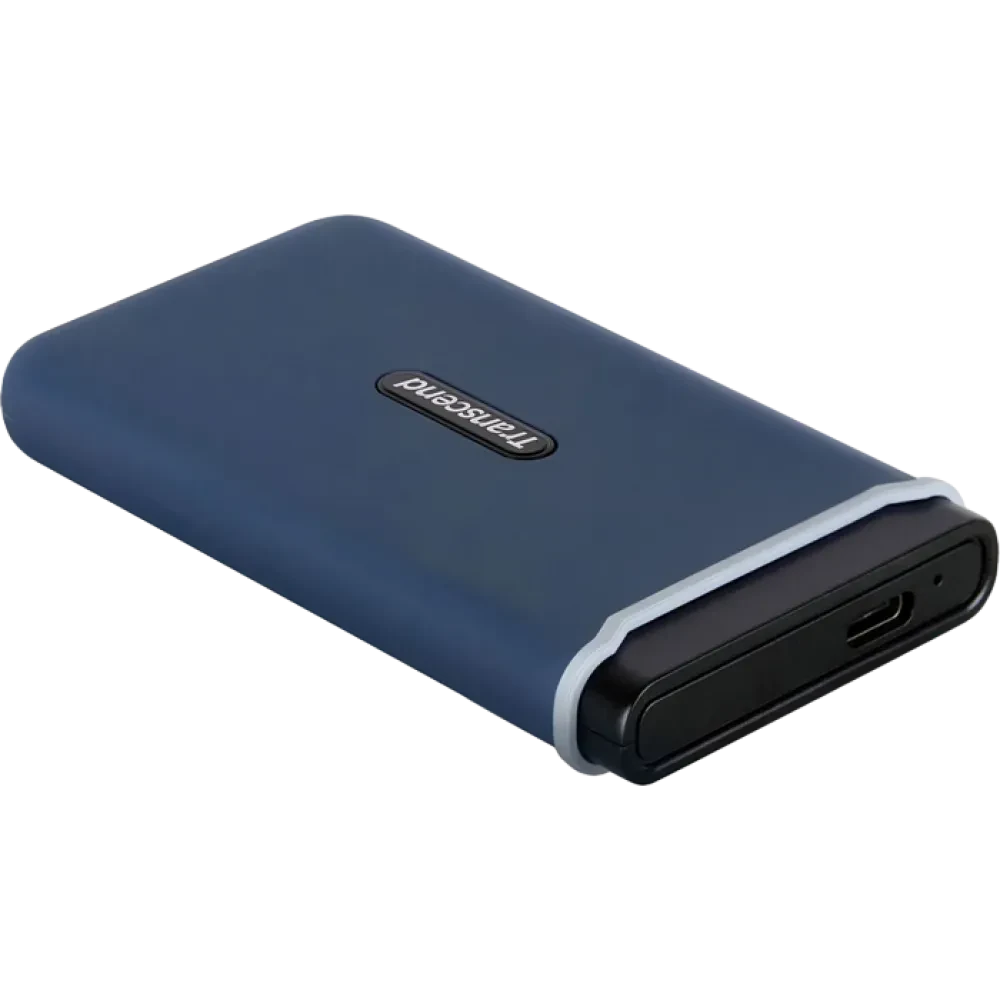 Внешний портативный SSD накопитель Transcend ESD370C, 1 ТБ, Морской Синий (TS1TESD370C)