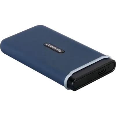 Внешний портативный SSD накопитель Transcend ESD370C, 1 ТБ, Морской Синий (TS1TESD370C)