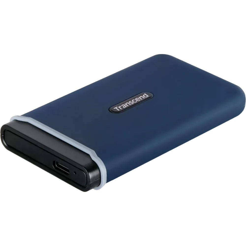 Внешний портативный SSD накопитель Transcend ESD370C, 1 ТБ, Морской Синий (TS1TESD370C)