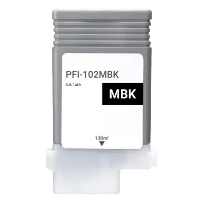 Cartuș de cerneală Canon PFI-102, 130ml, Negru mat