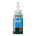 Recipient de cerneală Epson T664, 70ml, Cyan