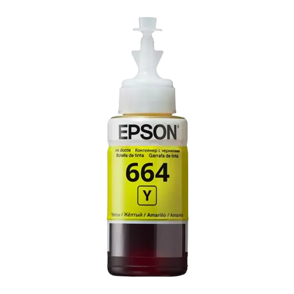 Recipient de cerneală Epson T664, 70ml, Galben
