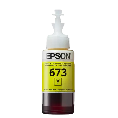 Recipient de cerneală Epson T673, 70ml, Galben