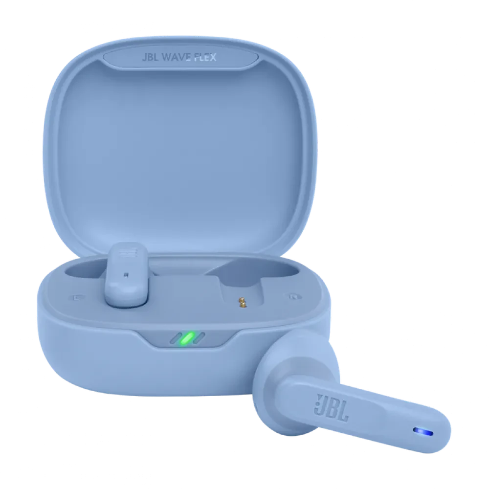 Căști JBL Wave Flex, Albastru