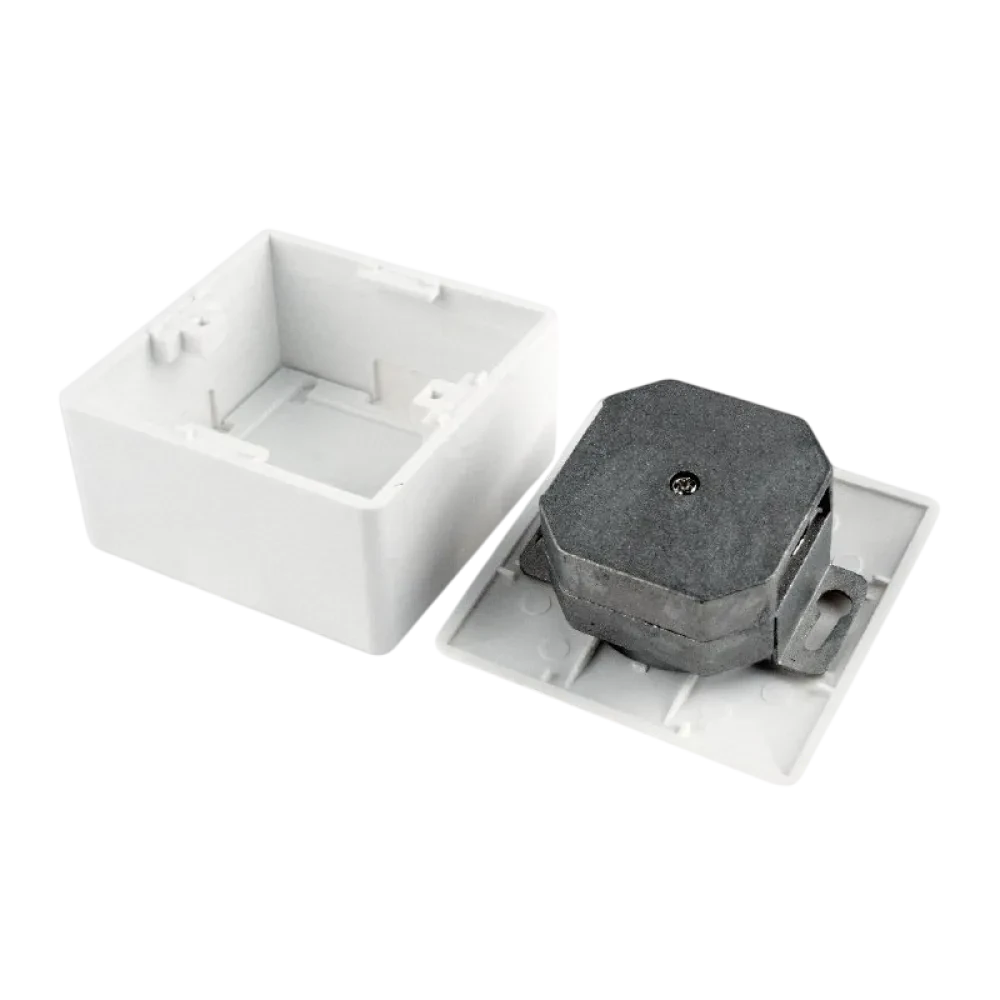 Priză pentru montare pe perete Cablexpert MVS-2S6-01, Alb