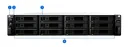 Stocare atașată la rețea SYNOLOGY RS3618xs, Gri